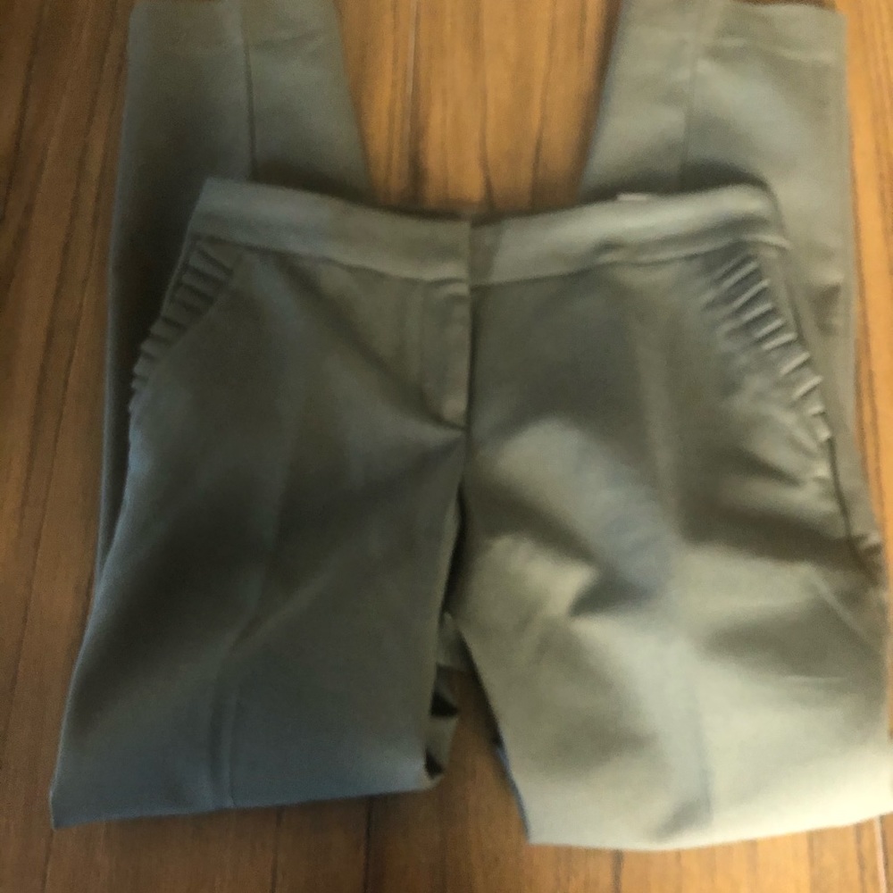 Express Columnist ankle hunter green dress pants - Picture 6 of 8